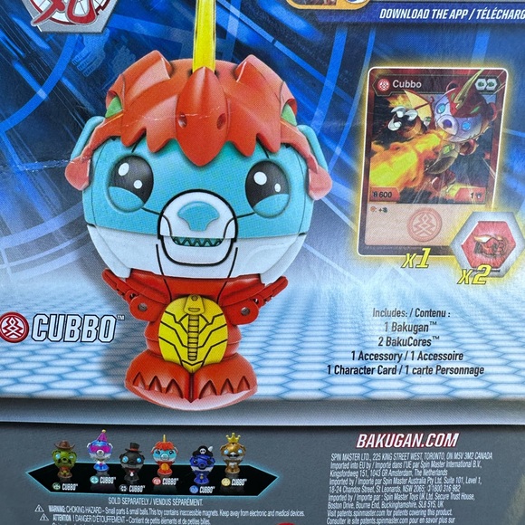 Bakugan Pyrus Cosplay Drago Cubbo Core Collectible Figure 2021 - Picture 8 of 10